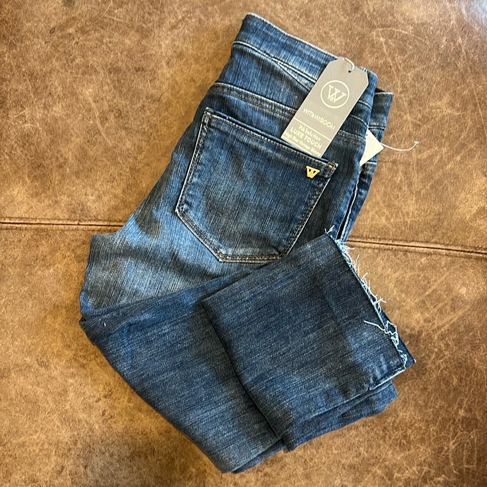 Wit & Wisdom size 0 straight leg denim